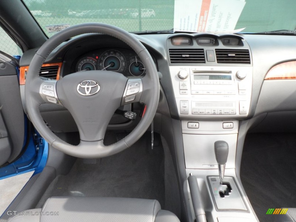 2008 Toyota Solara SLE V6 Convertible Dark Stone Dashboard Photo #66336537