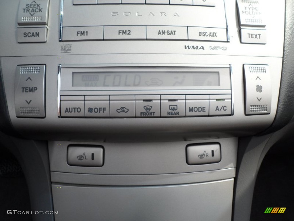 2008 Toyota Solara SLE V6 Convertible Controls Photo #66336549