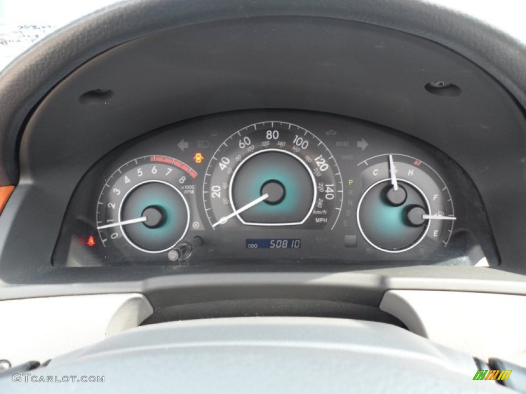 2008 Toyota Solara SLE V6 Convertible Gauges Photo #66336558