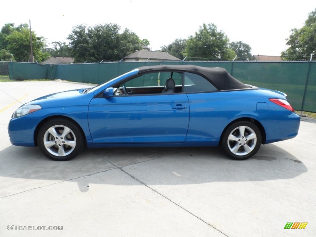 Blue Streak Metallic 2008 Toyota Solara SLE V6 Convertible Exterior Photo #66336570