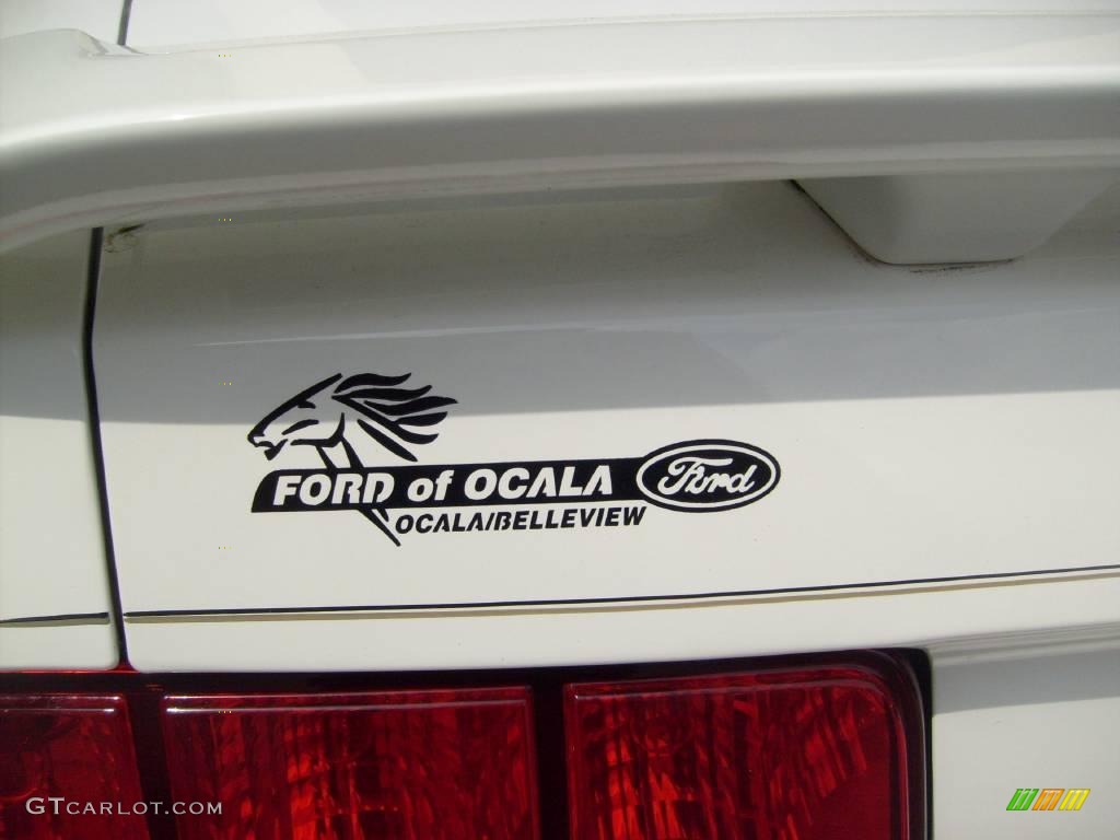 2006 Mustang GT Premium Convertible - Performance White / Light Parchment photo #10