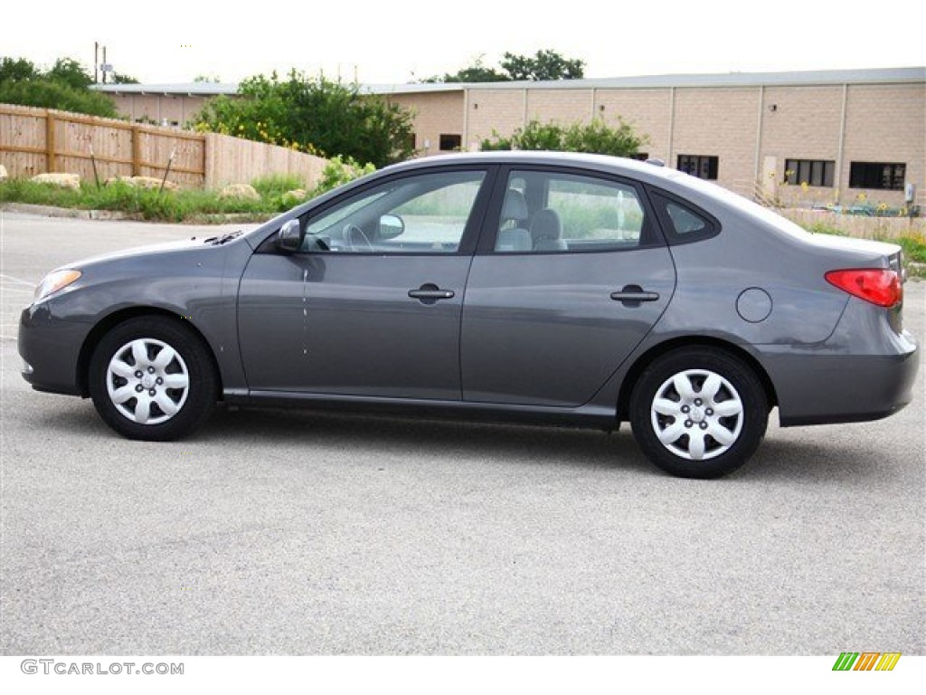 Carbon Gray 2009 Hyundai Elantra GLS Sedan Exterior Photo #66338486