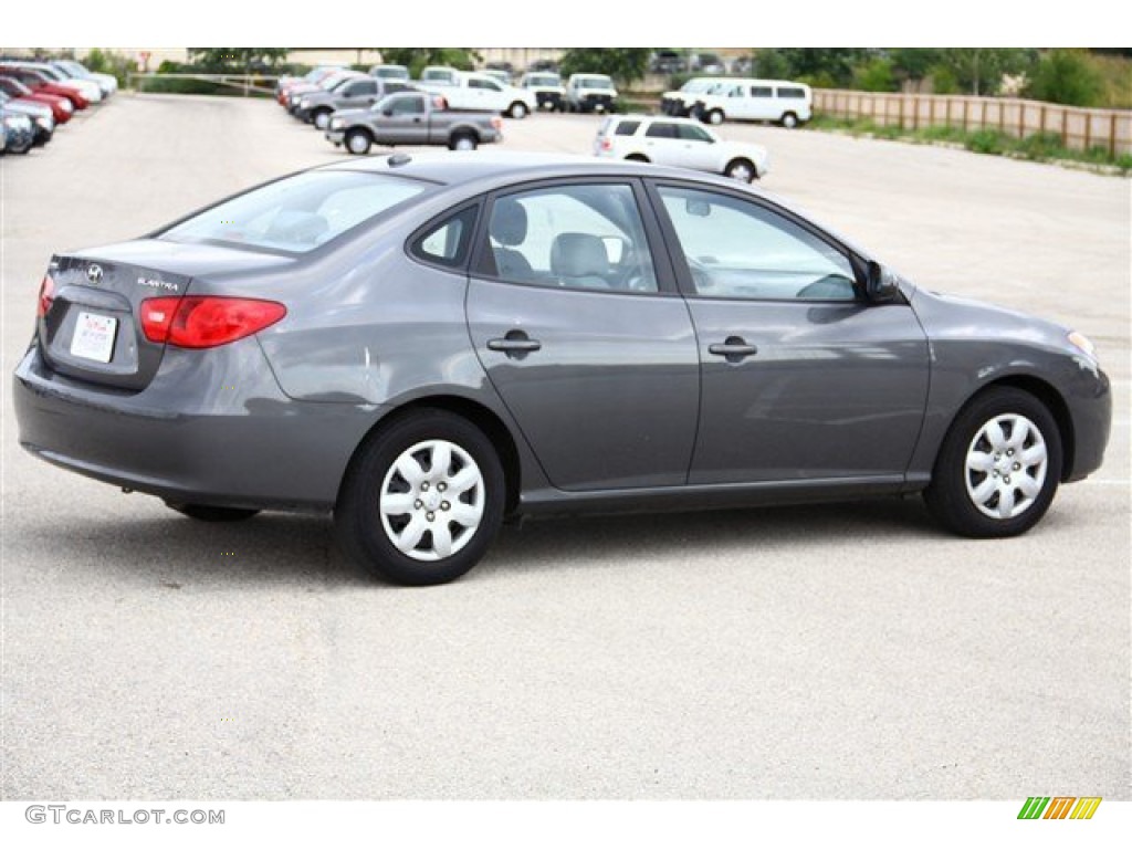 2009 Elantra GLS Sedan - Carbon Gray / Gray photo #7
