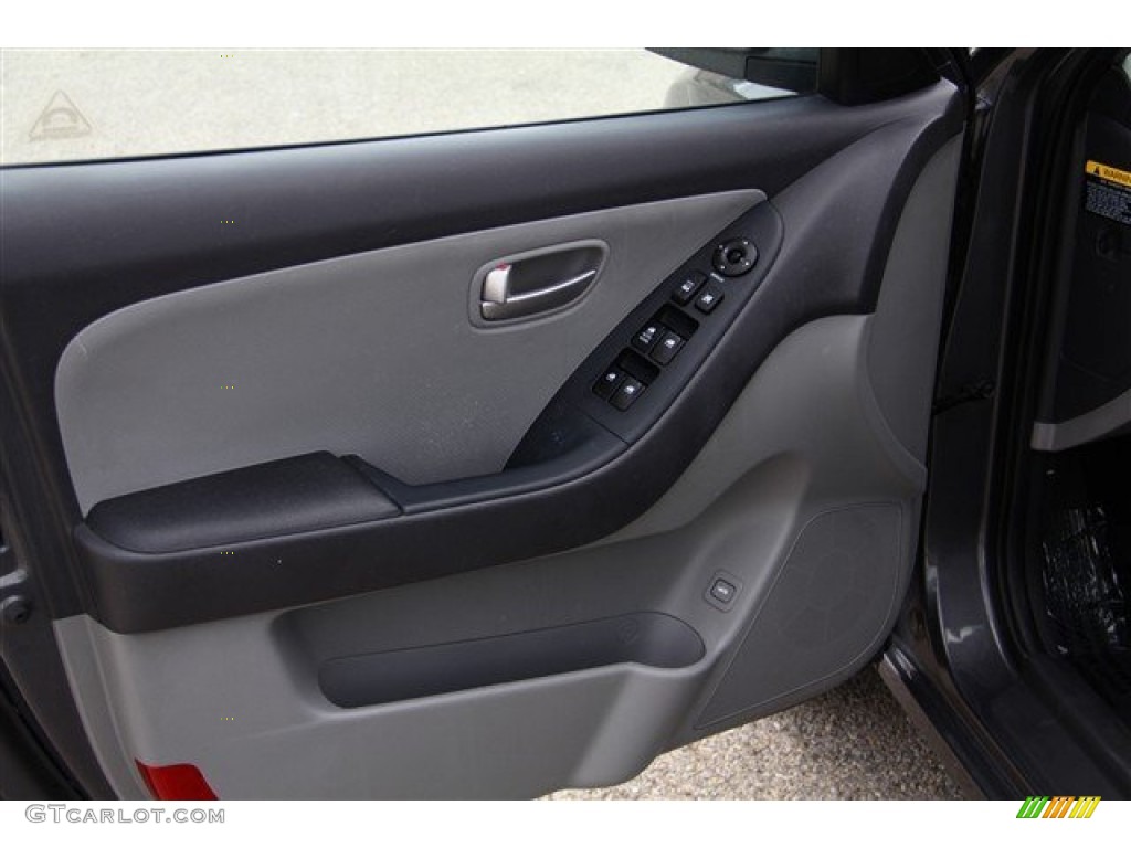 2009 Elantra GLS Sedan - Carbon Gray / Gray photo #11