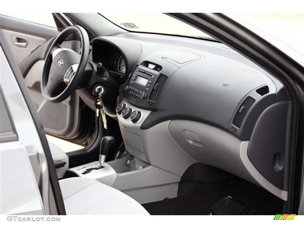 2009 Elantra GLS Sedan - Carbon Gray / Gray photo #17