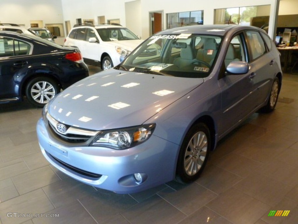 2011 Impreza 2.5i Premium Wagon - Sky Blue Pearl / Ivory photo #3