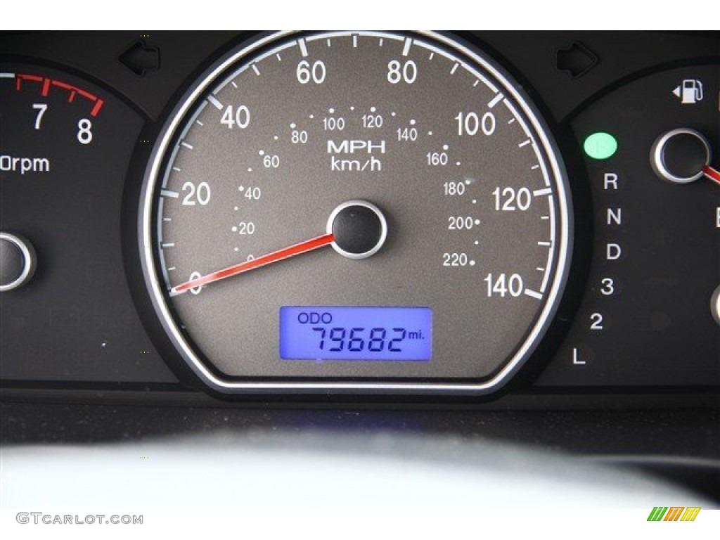 2009 Elantra GLS Sedan - Carbon Gray / Gray photo #18