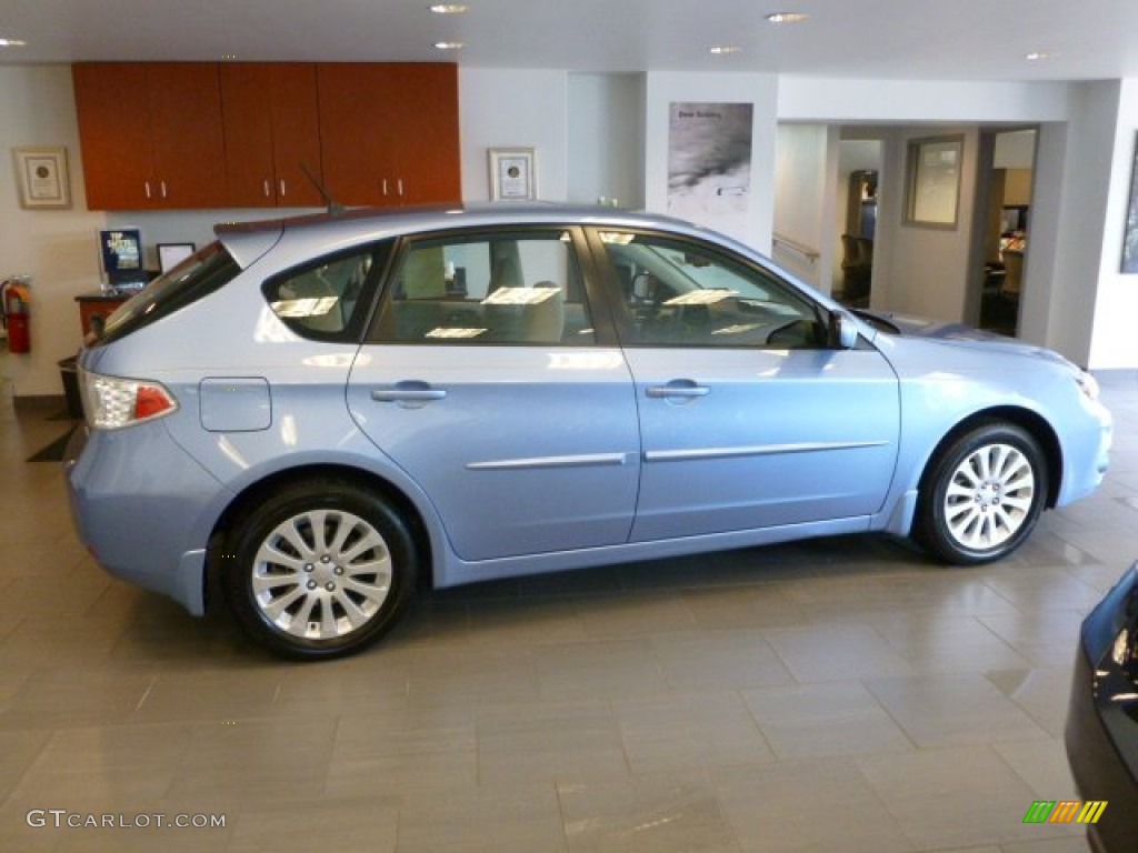2011 Impreza 2.5i Premium Wagon - Sky Blue Pearl / Ivory photo #8