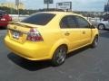 2009 Summer Yellow Chevrolet Aveo LT Sedan  photo #3