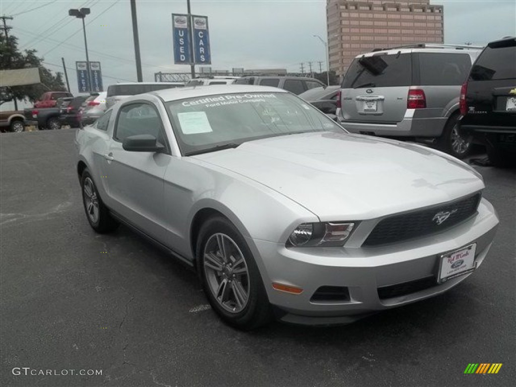 2011 Mustang V6 Premium Coupe - Ingot Silver Metallic / Charcoal Black photo #1