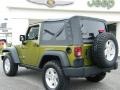 2008 Rescue Green Metallic Jeep Wrangler Rubicon 4x4  photo #3