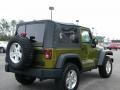 2008 Rescue Green Metallic Jeep Wrangler Rubicon 4x4  photo #5