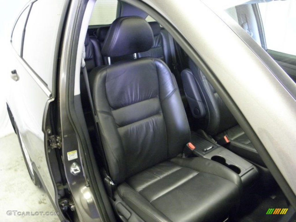 2009 CR-V EX-L 4WD - Urban Titanium Metallic / Black photo #8