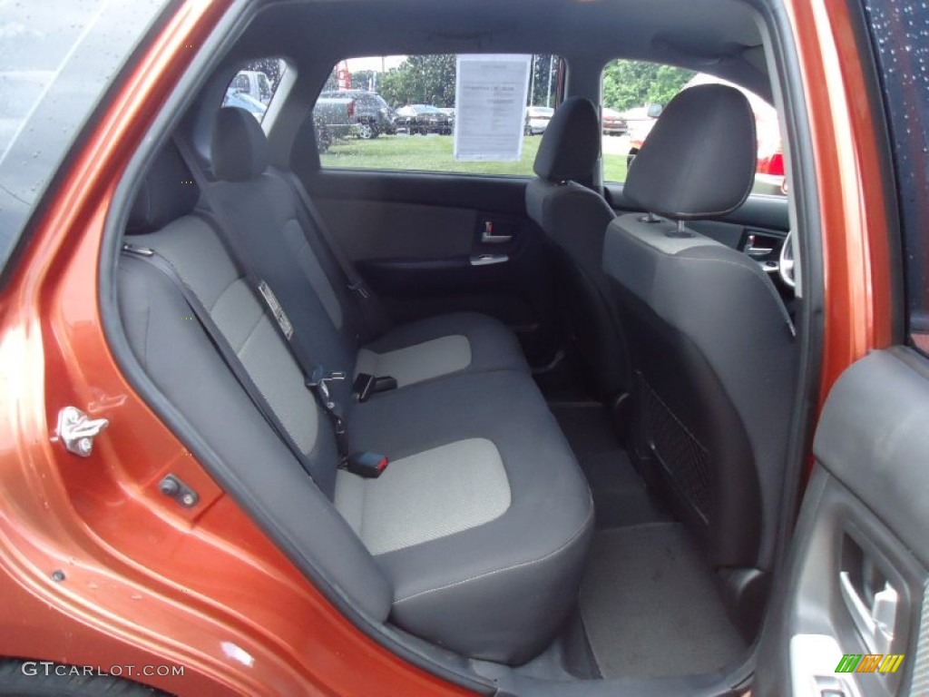 Black Interior 2007 Kia Spectra Spectra5 SX Wagon Photo #66340724