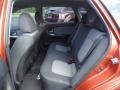 2007 Kia Spectra Black Interior Rear Seat Photo