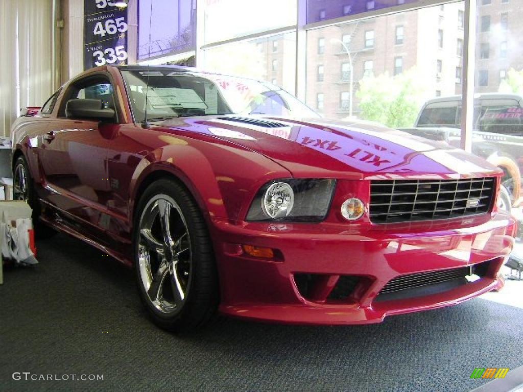 2008 Mustang Saleen S281 Supercharged Coupe - Saleen Lizstick Red Metallic / Dark Charcoal photo #1