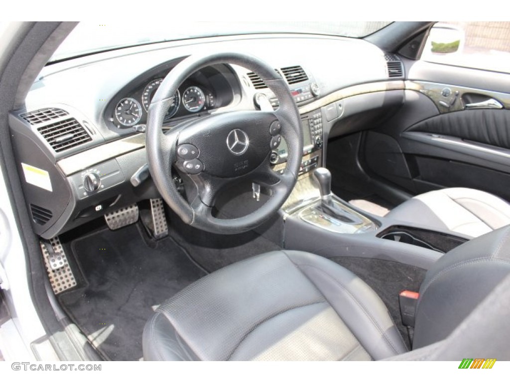 Black Interior 2008 Mercedes-Benz E 63 AMG Sedan Photo #66341330