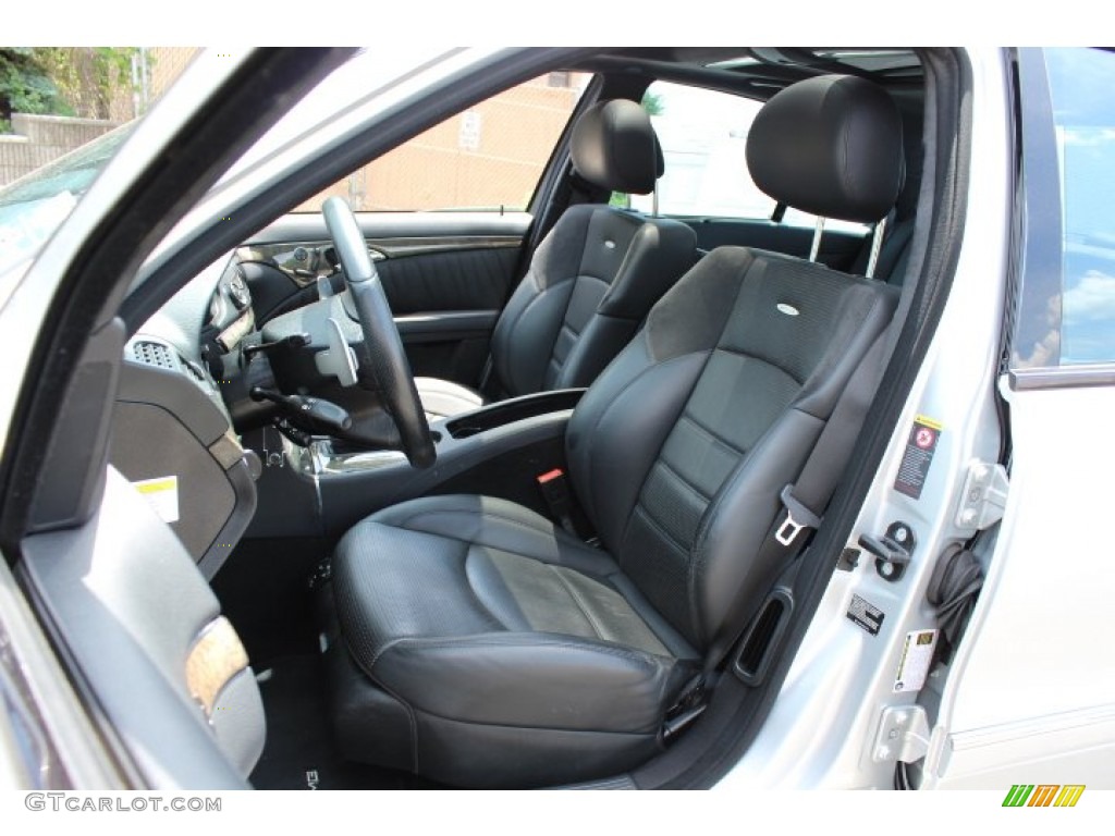 Black Interior 2008 Mercedes-Benz E 63 AMG Sedan Photo #66341348