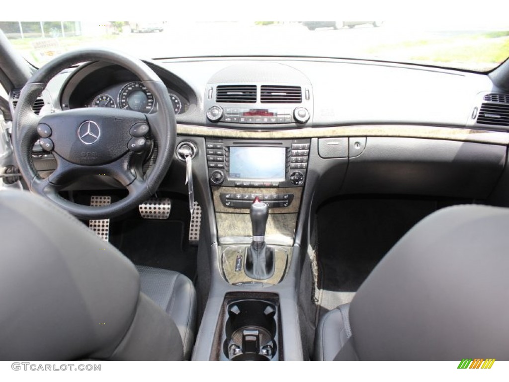 2008 Mercedes-Benz E 63 AMG Sedan Black Dashboard Photo #66341357