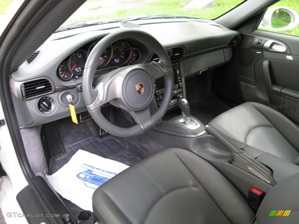 Stone Grey Interior 2009 Porsche 911 Carrera Coupe Photo #66341975