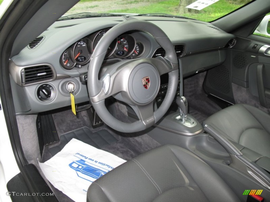 Stone Grey Interior 2009 Porsche 911 Carrera Coupe Photo #66342044