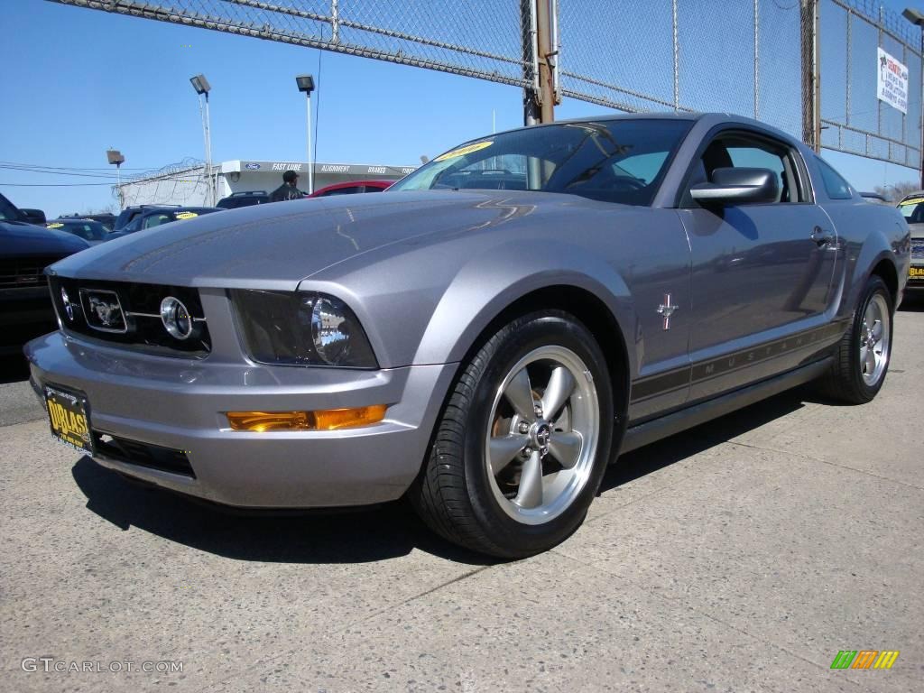 2006 Mustang V6 Premium Coupe - Tungsten Grey Metallic / Light Graphite photo #1