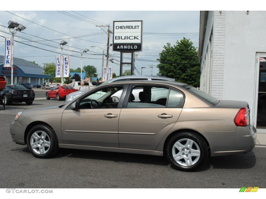 2007 Malibu LT Sedan - Amber Bronze Metallic / Ebony Black photo #3