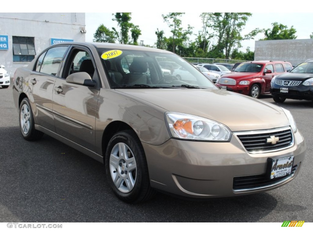 2007 Malibu LT Sedan - Amber Bronze Metallic / Ebony Black photo #7