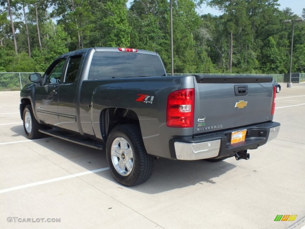 2011 Silverado 1500 LT Extended Cab 4x4 - Taupe Gray Metallic / Light Cashmere/Ebony photo #7