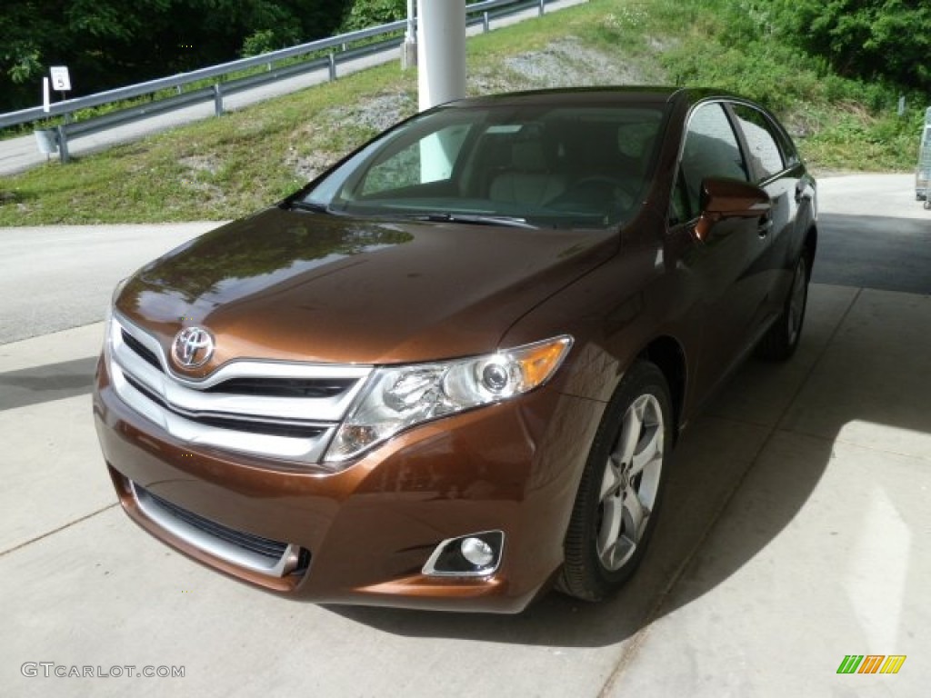 2013 Venza XLE - Sunset Bronze Metallic / Ivory photo #5