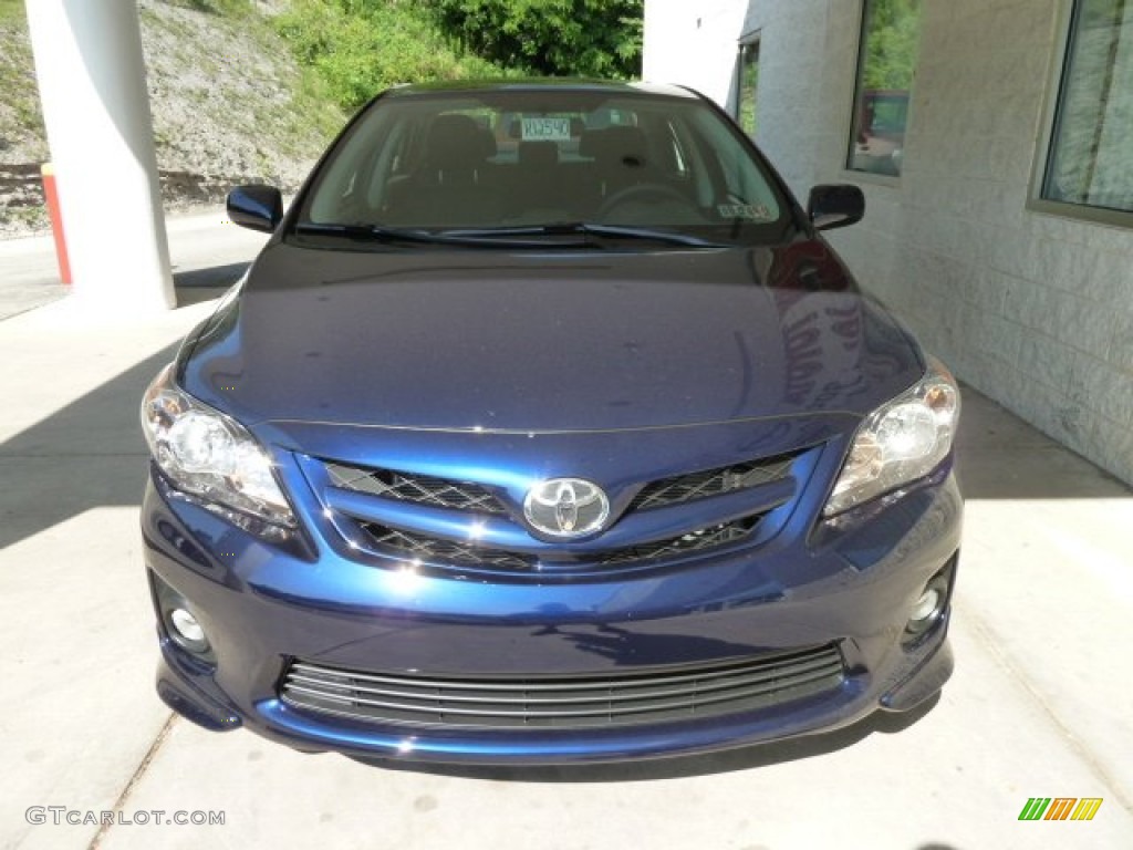 2012 Corolla S - Nautical Blue Metallic / Dark Charcoal photo #6