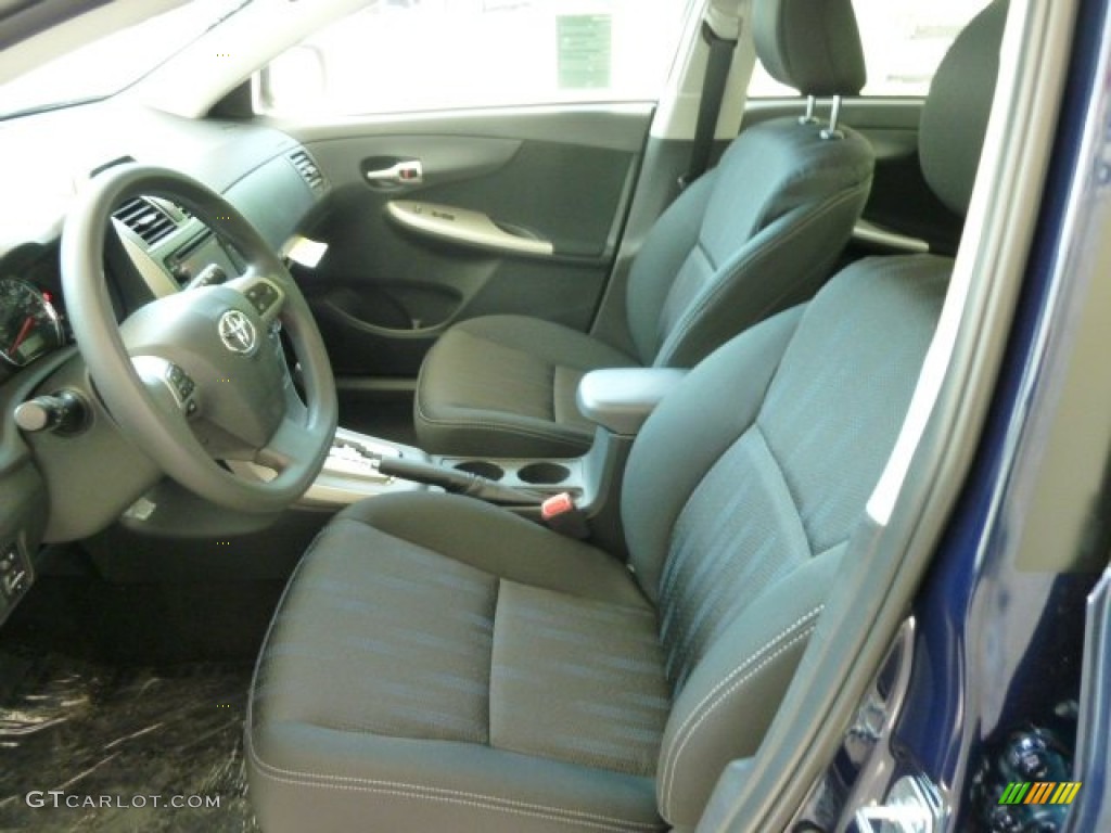 2012 Corolla S - Nautical Blue Metallic / Dark Charcoal photo #8