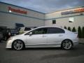 2008 Alabaster Silver Metallic Honda Civic Si Sedan  photo #3