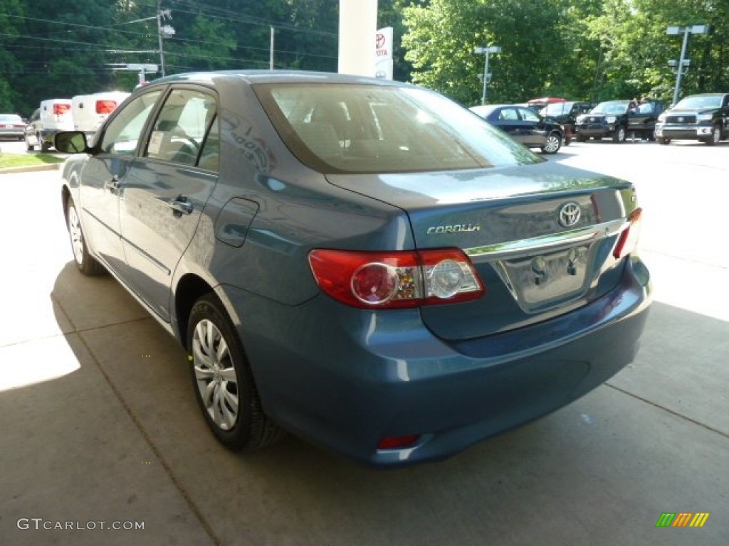 2012 Corolla LE - Tropical Sea Metallic / Ash photo #4