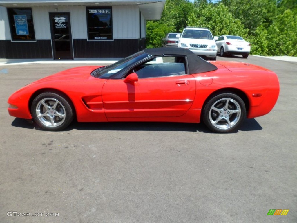 2001 Corvette Convertible - Torch Red / Black photo #1