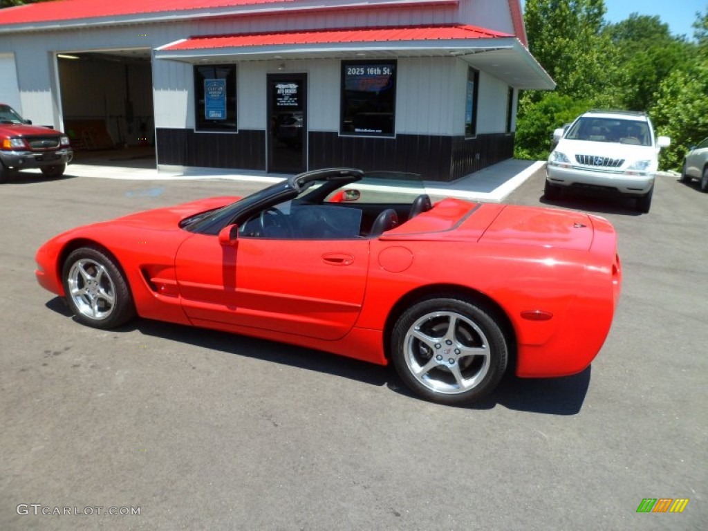 2001 Corvette Convertible - Torch Red / Black photo #13