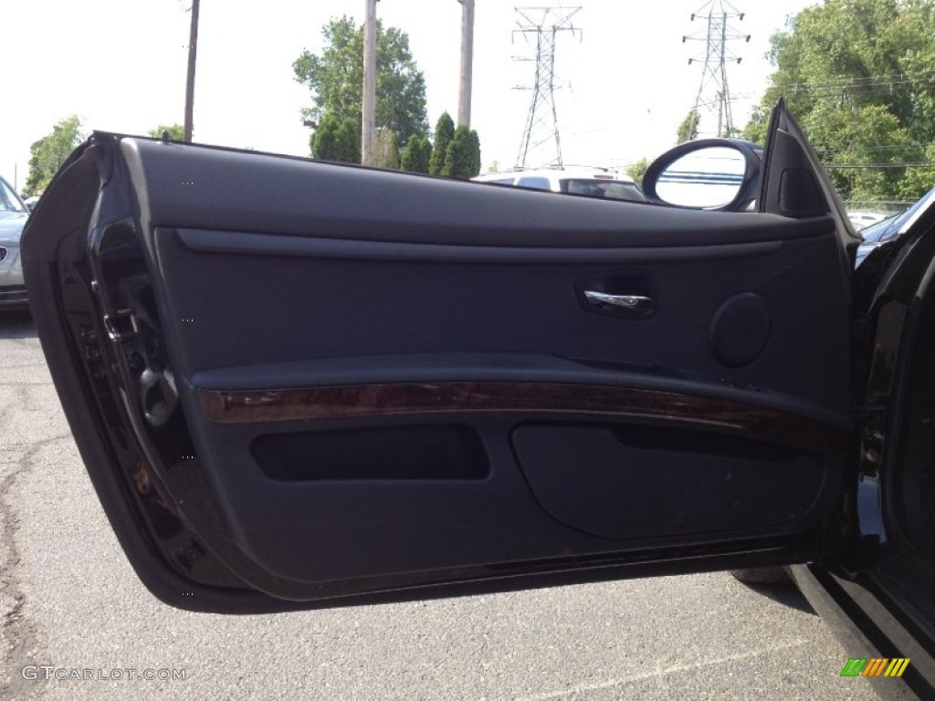 2009 3 Series 328xi Coupe - Jet Black / Black photo #10