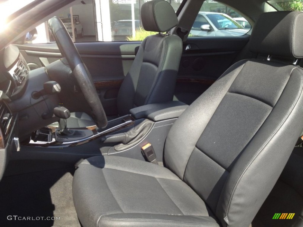 2009 3 Series 328xi Coupe - Jet Black / Black photo #11