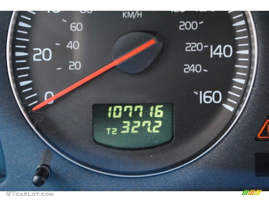 2005 V70 2.5T - Magic Blue Metallic / Taupe/Light Taupe photo #13