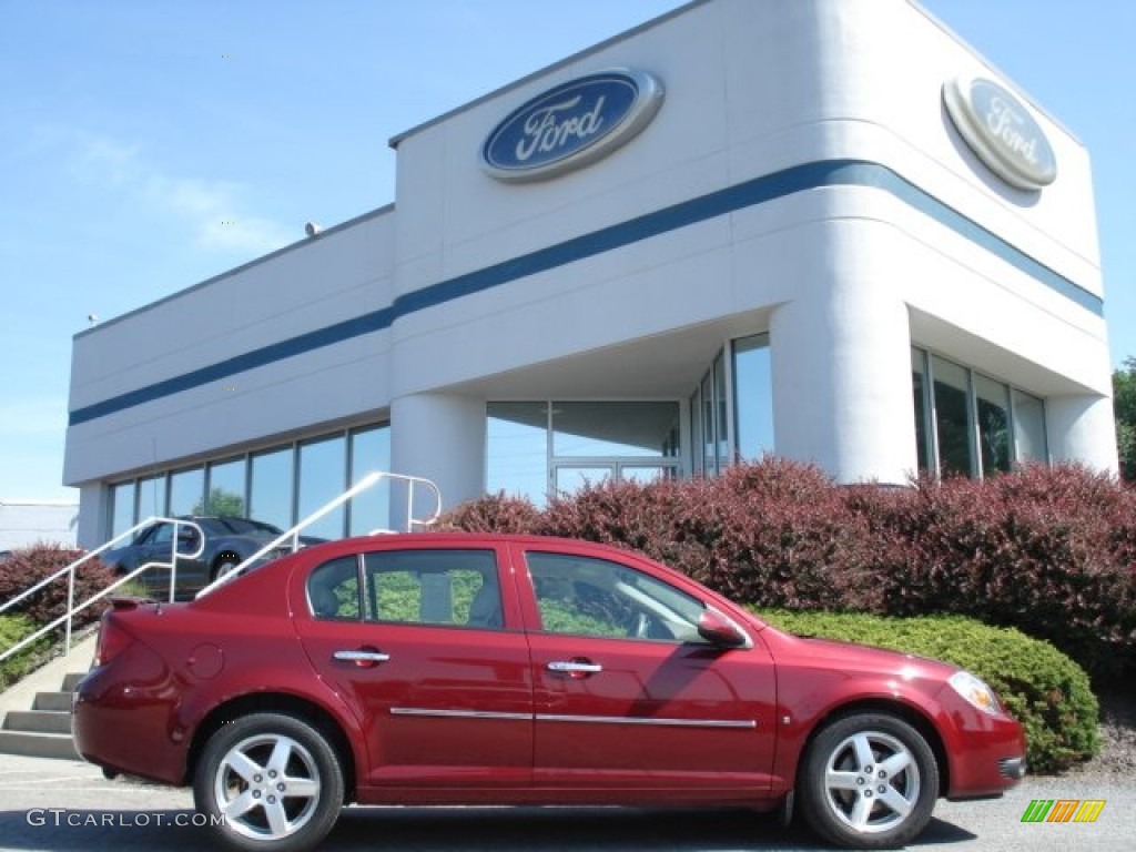 2007 Cobalt LTZ Sedan - Sport Red Tint Coat / Neutral Beige photo #1