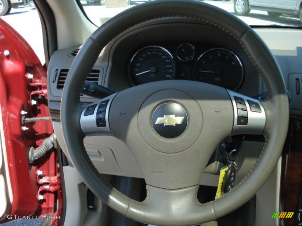 2007 Chevrolet Cobalt LTZ Sedan Neutral Beige Steering Wheel Photo #66348176