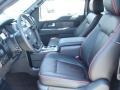 FX Sport Appearance Black/Red 2012 Ford F150 FX4 SuperCab 4x4 Interior Color
