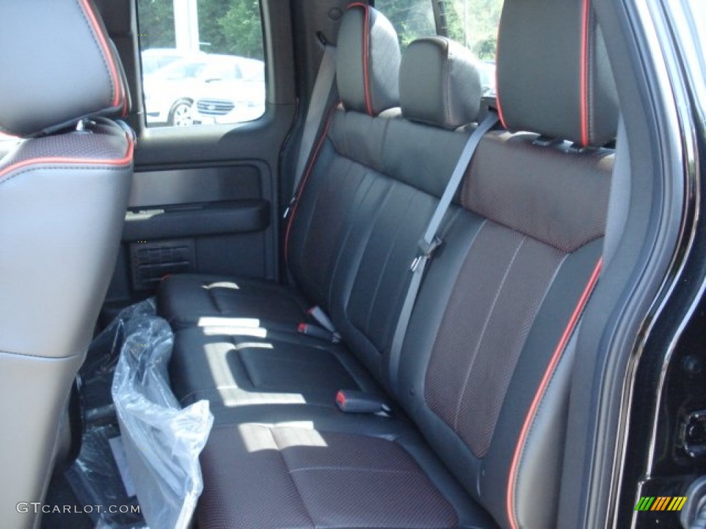 2012 Ford F150 FX4 SuperCab 4x4 Rear Seat Photo #66348785