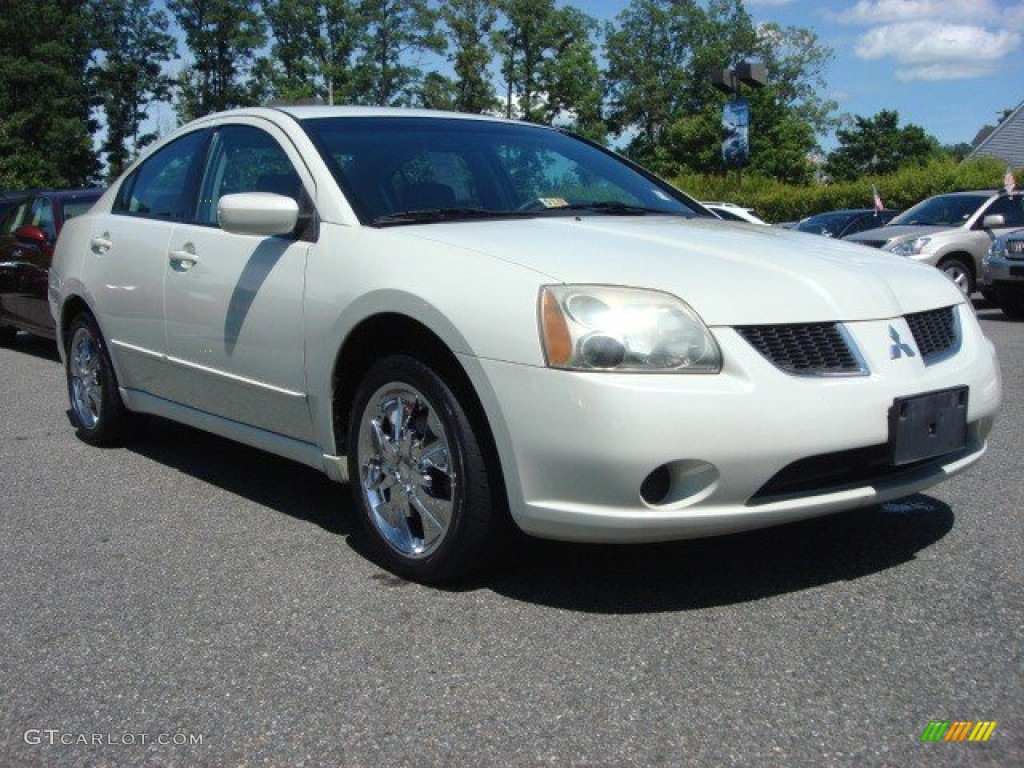 2006 Galant ES - Dover White Pearl / Gray photo #1