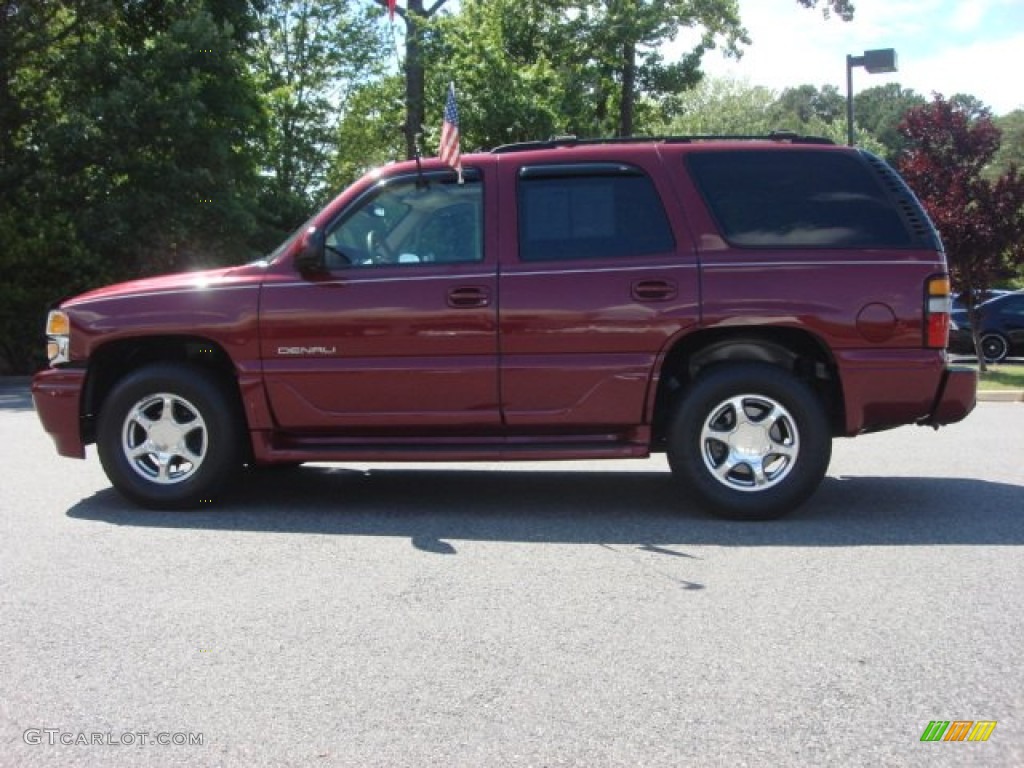 2005 Yukon Denali AWD - Sport Red Metallic / Sandstone photo #6