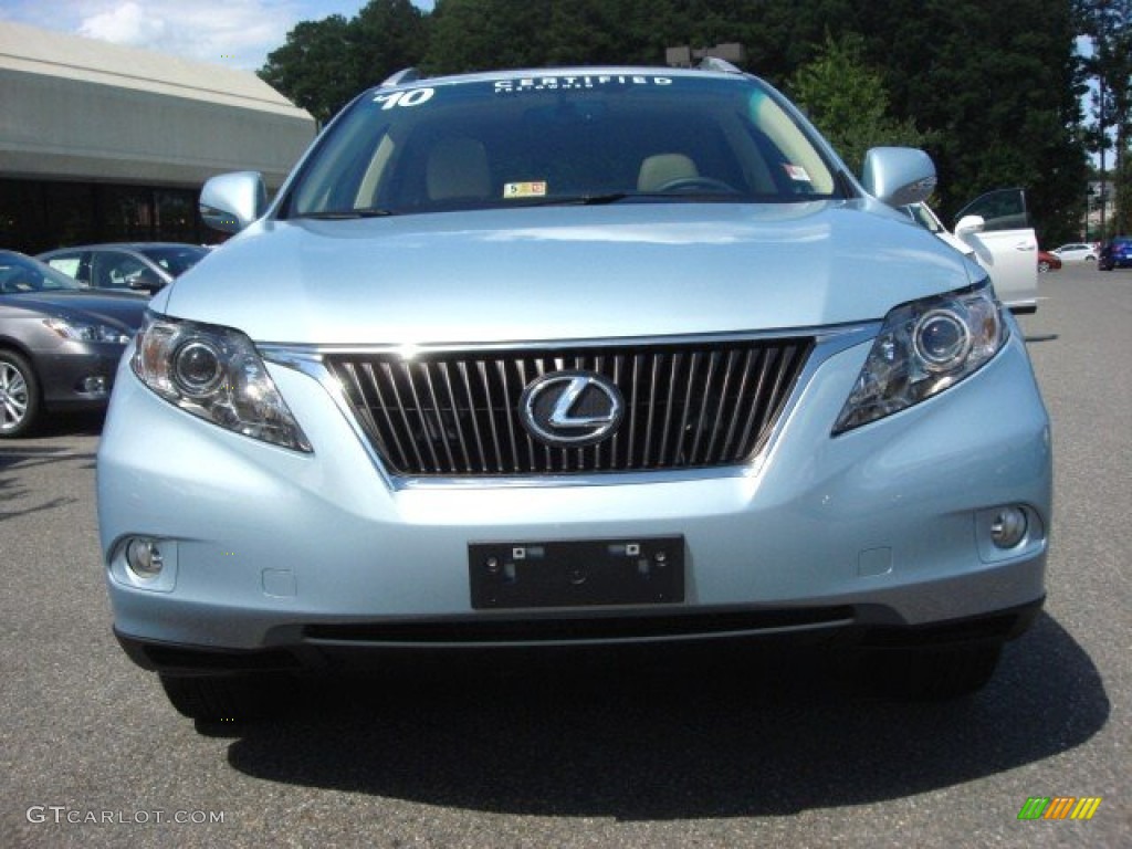 2010 RX 350 - Cerulean Blue Metallic / Parchment/Brown Walnut photo #8