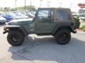 1999 Forest Green Pearlcoat Jeep Wrangler Sport 4x4  photo #2