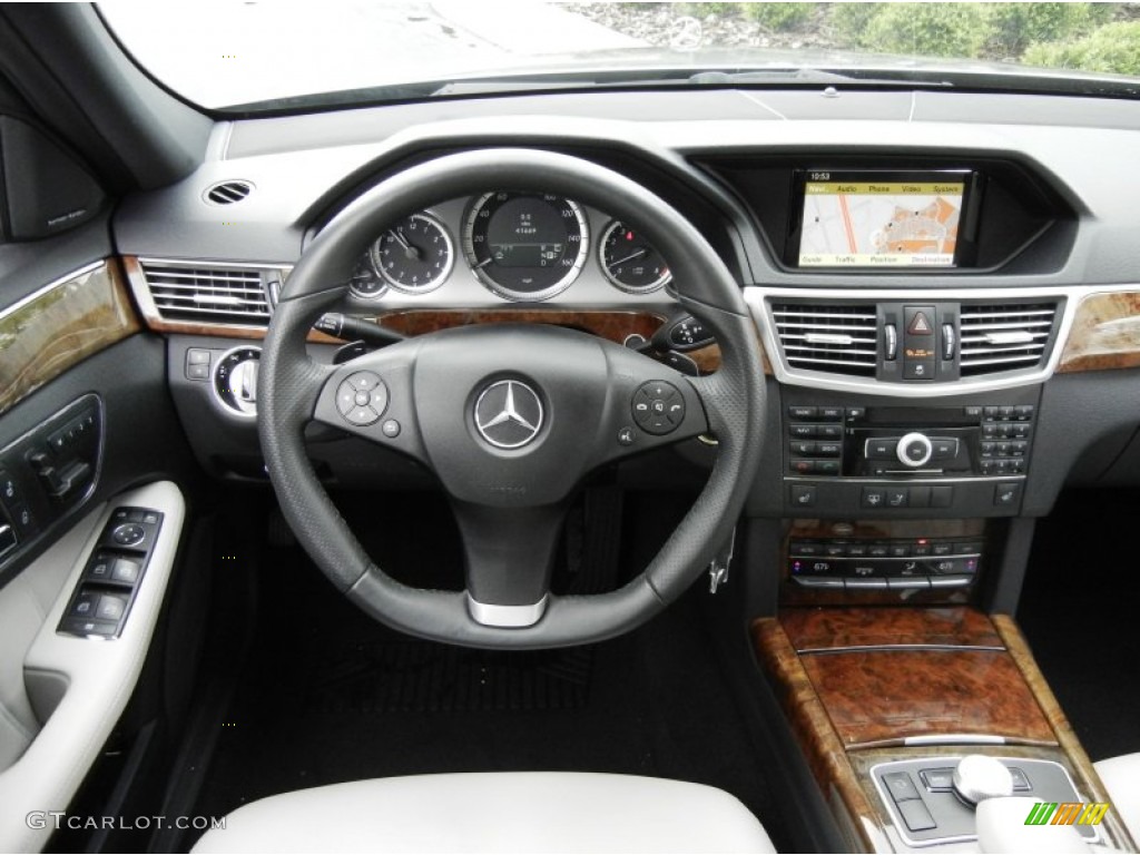 2010 Mercedes-Benz E 350 Sedan Ash Gray Dashboard Photo #66350663