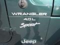 1999 Forest Green Pearlcoat Jeep Wrangler Sport 4x4  photo #9