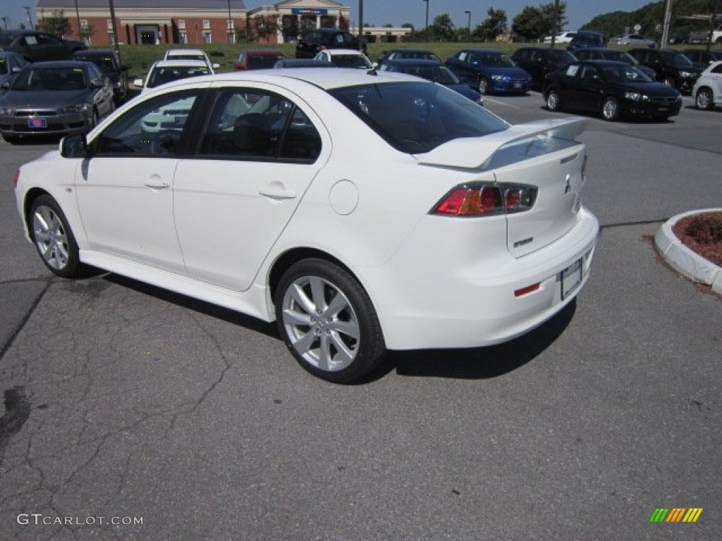 2012 Lancer GT - Wicked White / Black photo #3